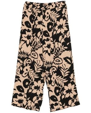 Marina Rinaldi Nnwbikini Floral-Print Trousers - White