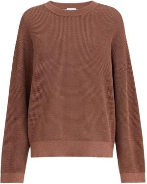 Brunello Cucinelli Pullover Mit Glitter-Detail - Braun