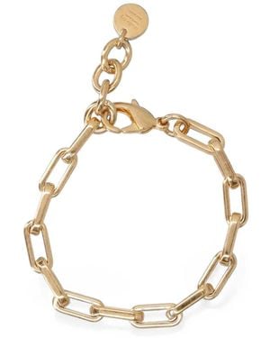Mulberry Softie Rectangle-Link Bracelet - Metallic