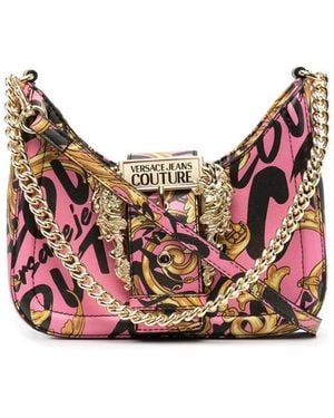 Versace Jeans Couture Baroque Pattern-Print Tote Bag - Pink