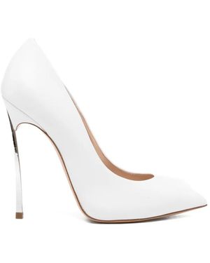 Casadei Blade Pointed-Toe Court Shoes - White