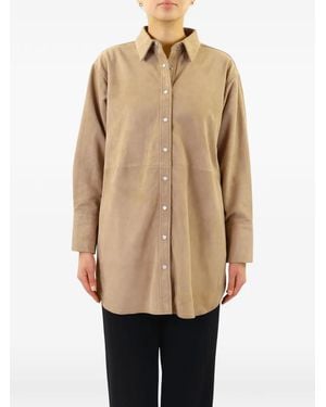 Goosecraft Lizzy Suede Shirt - Natural