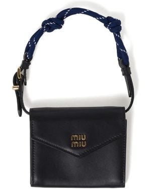 Miu Miu Klassisches Portemonnaie - Blau