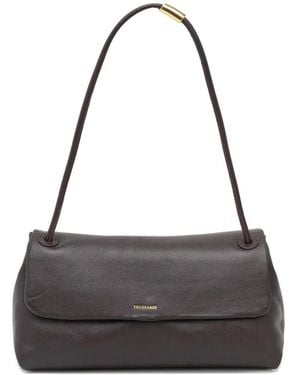 Trussardi Medium Orbita Shoulder Bag - Black
