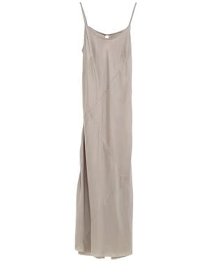 Lauren Manoogian Robe Mi-Longue À Fines Bretelles Et Coutures En Biais - White