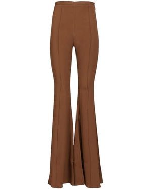 ‎Taller Marmo Mae Flared Trousers - Brown