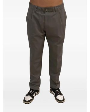Yes London Pleated Trousers - Grey