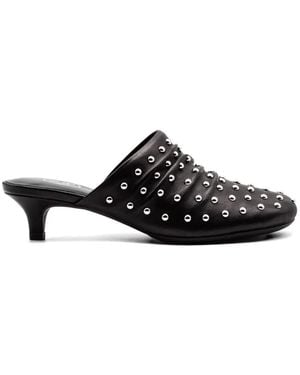 Ash Eloise Studded Mules - Black