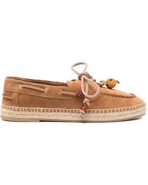 Aquazzura "Seafarer" Espadrille - Brown