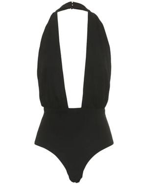 Michael Kors Body À Col V Plongeant Et Dos Nu - Black