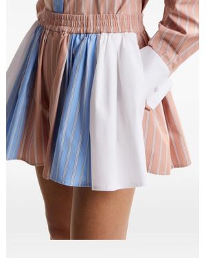 Essentiel Antwerp Bermudas Con Motivo A Rayas - Blanco