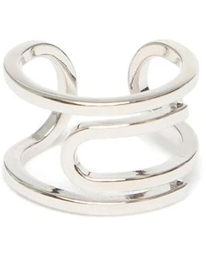 Off-White c/o Virgil Abloh Paperclip Cut-Out Ring - White