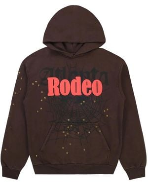 Sp5der X Travis Scott Hoodie Cactus Jack Days Before Rodeo - Rouge