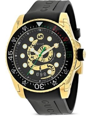 Gucci Dive Armbanduhr 45Mm - Grau