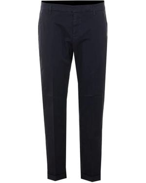 Dondup Button Side-Pocket Trousers - Blue