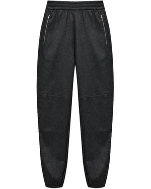 Fendi Pantalon De Jogging En Cachemire À Détails De Zips - Noir