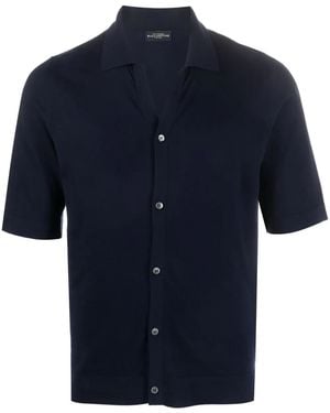 Ballantyne Short-Sleeve Knit Shirt - Blue