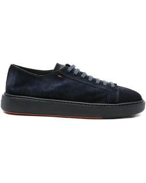 スニーカー SANTONI Men Sneakers Brown MBCD22065BARTAFB C50 SANTONI Leather Low Top Sneakers City Trainers Slippers