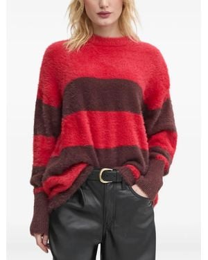 G-Star Striped Sweater - Red
