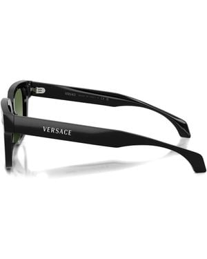 Versace Medusa Square-Frame Sunglasses - Black