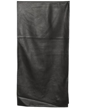 TOTEME Écharpe En Cuir - Grey