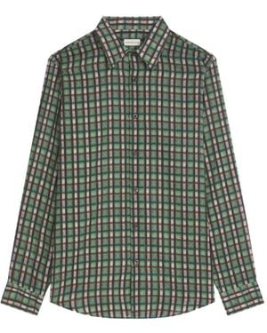 Dries Van Noten Classic Cotton Shirt - Green