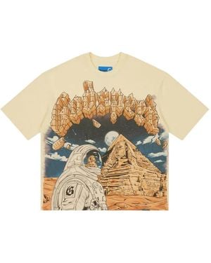 Godspeed Sphinx Guardian Graphic-Print T-Shirt - Metallic