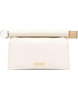 Jacquemus La Petite Pochette Rond Carré クラッチバッグ - ナチュラル