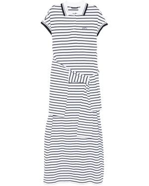 Juun.J Striped Dress - White