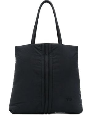 Y-3 Gewatteerde Shopper - Zwart