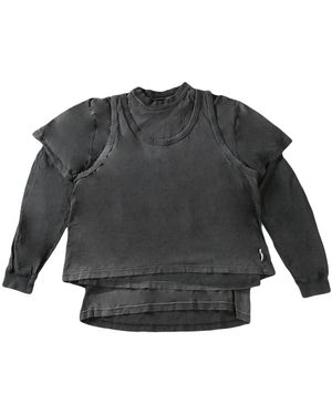 Alexander Wang Distressed Sweater - Gray