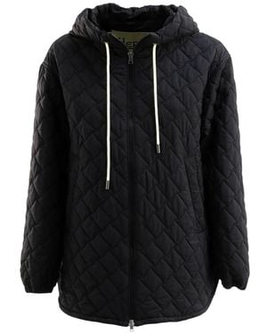 Herno Hooded Quilted Jacket - Black