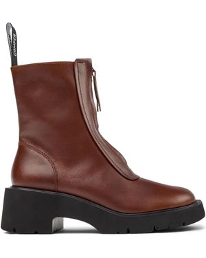 Camper Botas Milah con plataforma de 54 mm - Marrón