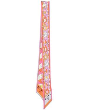 PUCCI Silk Scarf - White