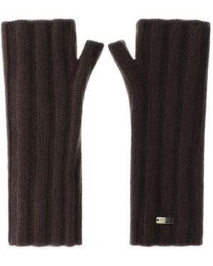 Herno Fingerlose Handschuhe - Schwarz