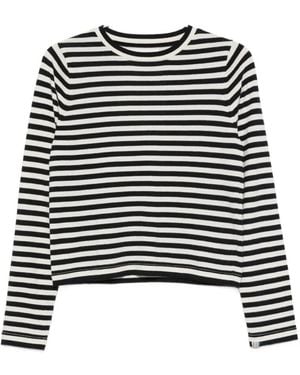 Extreme Cashmere Lisa Striped T-Shirt - Black
