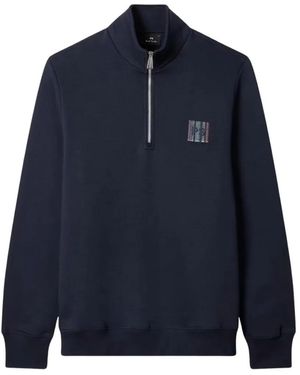 Mps Half Zip Sweatshirt - Blue