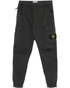 Stone Island Cargo-Pockets Trousers - Grey