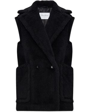 Max Mara Bormida Jas Met Dubbele Rij Knopen - Zwart