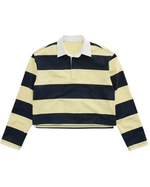 Agl Attilio Giusti Leombruni Londyn Striped Polo Shirt - Green