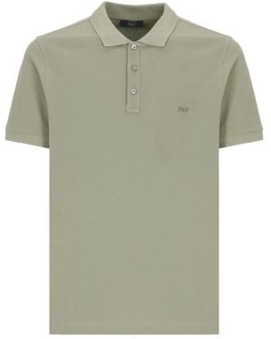 Fay Cotton Polo Shirt - Green