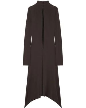 Courreges Jersey Midi-Jurk - Bruin