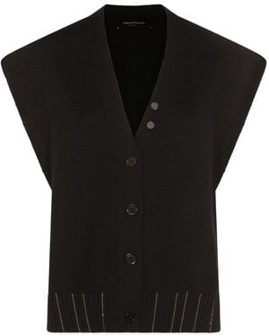 Fabiana Filippi Embellished Buttoned Cardigan - Black