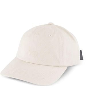 Y-3 Dad Cotton Baseball Cap - White