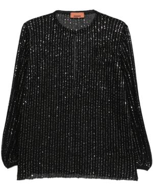 Missoni Long-Sleeves Blouse - Black