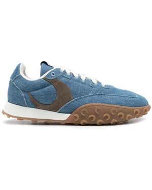 Marine Serre Moon Laser Denim Trainers - Blue