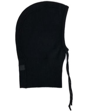 MM6 by Maison Martin Margiela Textured Balaclava Hat - Black