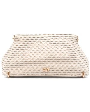 Cult Gaia Mini Lillia Clutch Bag - Natural