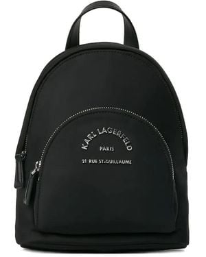 Karl Lagerfeld Rue St-guillaume バックパック S - ブラック