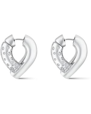 Tabayer 18Kt Weißgoldcreolen Mit Diamanten